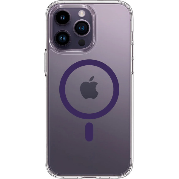 Чехол накладка Spigen Ultra Hybrid Mag MagSafe Case for iPhone 14 Pro Max, Deep Purple (ACS05581)
