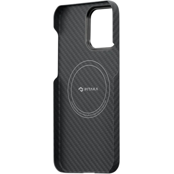 Чехол для смартфона Pitaka MagEZ Case 3 Twill 1500D for iPhone 14 Plus, Black/Grey (KI1401M)