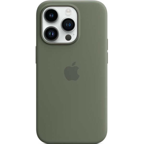 Чехол-накладка Apple Silicone Case with MagSafe for iPhone 14 Pro, Olive (HC)