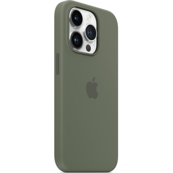 Чехол-накладка Apple Silicone Case with MagSafe for iPhone 14 Pro, Olive (HC)