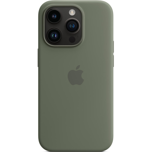 Чехол-накладка Apple Silicone Case with MagSafe for iPhone 14 Pro, Olive (HC)