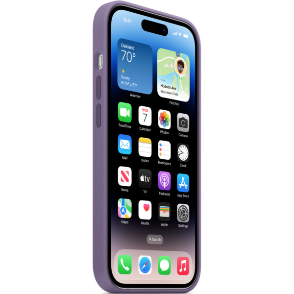 Чехол-накладка Apple Silicone Case with MagSafe for iPhone 14 Pro, Iris (HC)