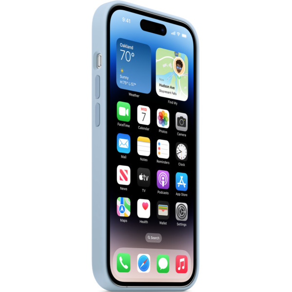 Чехол-накладка Apple Silicone Case with MagSafe for iPhone 14 Pro Max, Sky (HC)