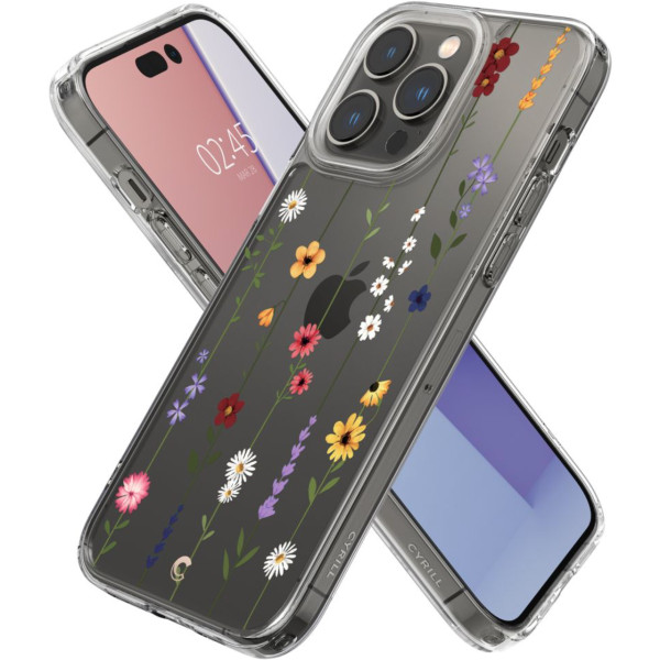 Чехол накладка Spigen CYRILL Cecile Case for iPhone 14 Pro Max, Flower Garden (ACS04874)