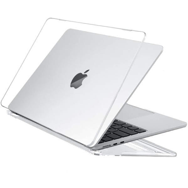 Чехол накладка Hardshell Case для MacBook Air 13.2 M2, Crystal Clear для макбука эир м2 2022