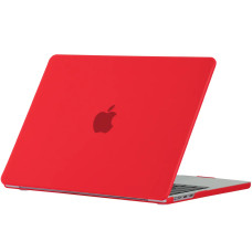 Чехол накладка Hardshell Case для MacBook Air 13.2 M2, Red для макбука эир м2 2022