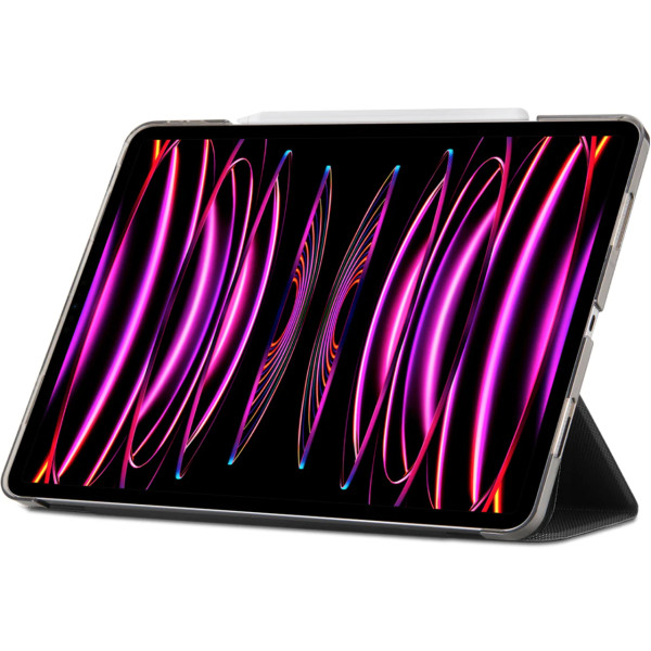 Чехол книжка Spigen Liquid Air Folio for iPad 12.9 2020-2022 M1/M2, Black (ACS02884)