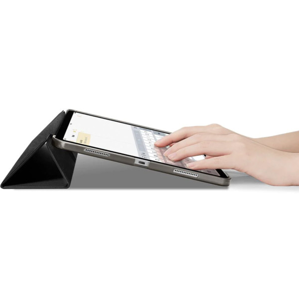 Чехол книжка Spigen Liquid Air Folio for iPad 12.9 2020-2022 M1/M2, Black (ACS02884)