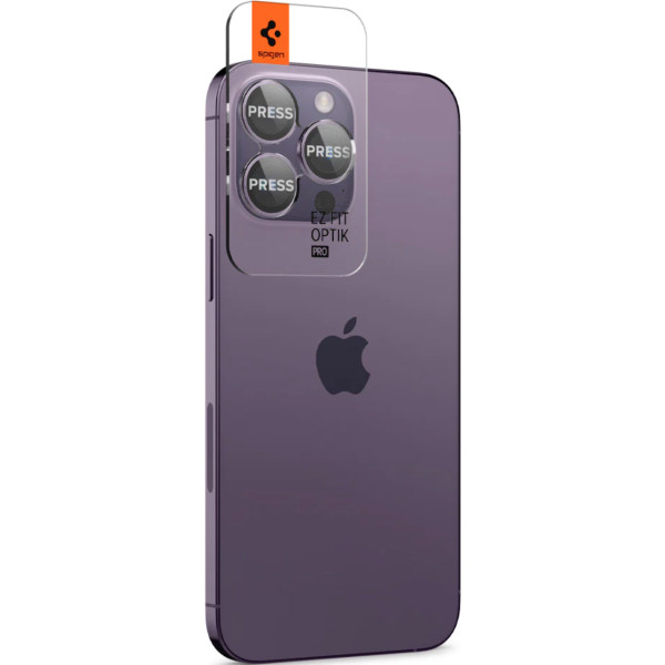 Защитное стекло для камеры Spigen Optic Pro Glass for Camera iPhone 14 Pro/14 Pro Max, Purple (AGL05597)