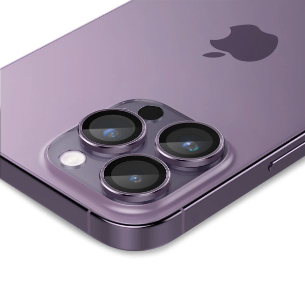 Защитное стекло для камеры Spigen Optic Pro Glass for Camera iPhone 14 Pro/14 Pro Max, Purple (AGL05597)