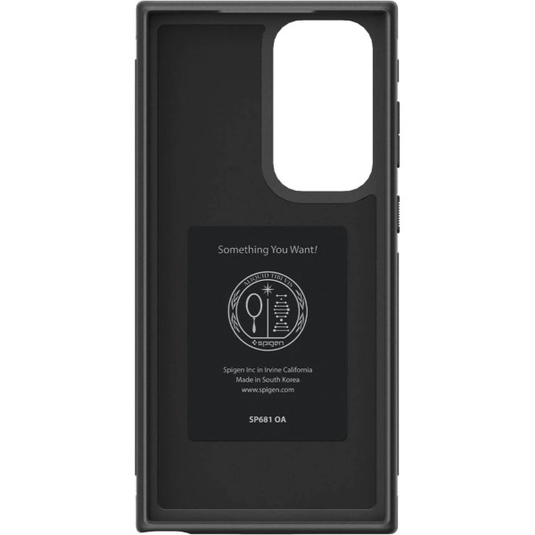 Чехол-накладка Spigen Cryo Armor for Samsung S23 Ultra, Black (ACS05616)