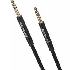 Кабель для подключения музыки Proove Weft 1m AUX Cable, Black в машину