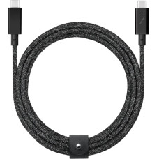 Кабель синхронизации Native Union Belt Cable USB-C to USB-C Pro 240W, Cosmos Black (2.4 m) (BELT-PRO2-COS-NP)