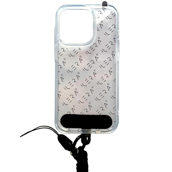 Чехол и защитное стекло iLera Go Ice Case with Hand Stripe + Glass for iPhone 14 Pro