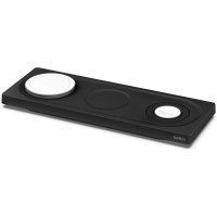 Belkin BOOST CHARGE PRO 3-in-1 Wireless Charging Pad with MagSafe, Black (HPU72, WIZ016vfBK)