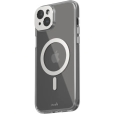 Чехол для смартфона Moshi iGlaze Slim Hardshell Case with MagSafe for iPhone 15, Luna Silver (99MO231001)