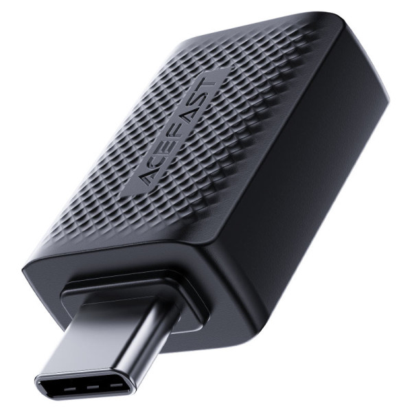 Адаптер переходник Acefast J1 USB to USB-C, Black