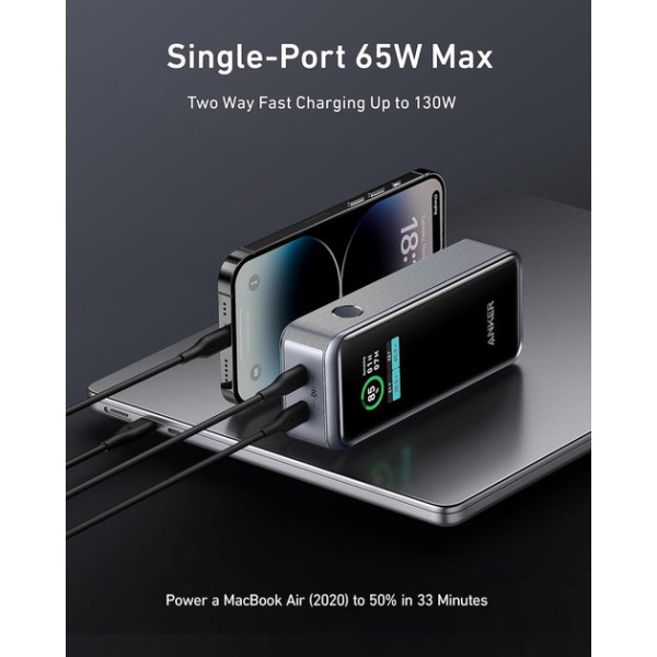 Внешний аккумулятор Anker Prime 12000mAh Power Bank 130W (A1335011)