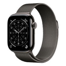 Смарт-часы Apple Watch Series 11 GPS, 42mm Slate Titanium Case with Slate Milanese Loop (MF8U4)