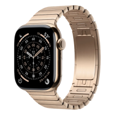 Смарт-часы Apple Watch Series 11 GPS, 42mm Gold Titanium Case with Gold Link Bracelet