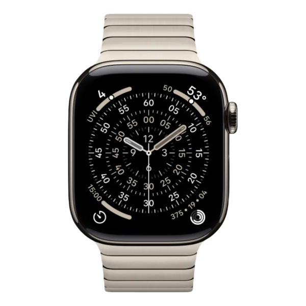 Смарт-часы Apple Watch Series 11 GPS, 42mm Natural Titanium Case with Natural Link Bracelet