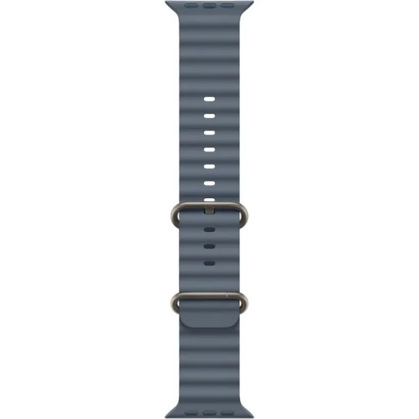 Смарт-часы Apple Watch Ultra 3 GPS + LTE, 49mm Natural Titanium Case with Anchor Blue Ocean Band (MEWH4)