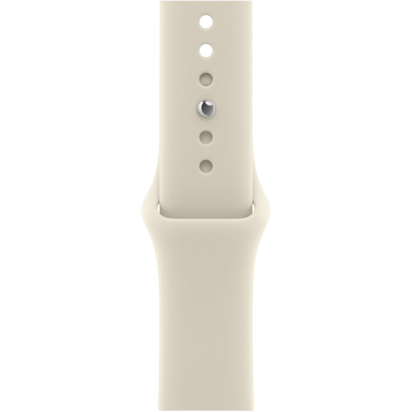 Смарт-часы Apple Watch Series 12 GPS 46mm Light Gold Aluminum Case with Sand Sport Band M/L (MJEP4)