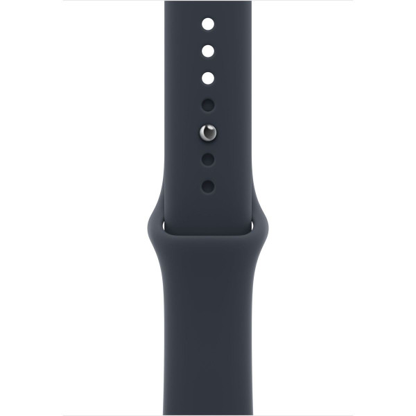 Смарт-часы Apple Watch Series 12 GPS 46mm Space Gray Aluminum Case with Navy Blue Sport Band M/L (MJEJ4)