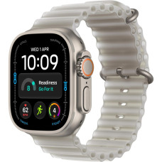 Смарт-часы Apple Watch Ultra 4 Natural Titanium Case with Translucent Gray Ocean Band (MJAD4)