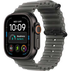 Смарт-часы Apple Watch Ultra 4 Black Titanium Case with Translucent Black Ocean Band (MJAY4)