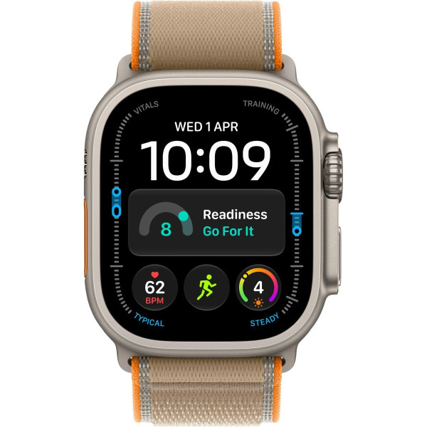 Смарт-часы Apple Watch Ultra 4 Natural Titanium Case with Sand Trail Loop - M/L (MJAQ4)