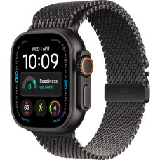Смарт-часы Apple Watch Ultra 4 Black Titanium Case with Black Titanium Milanese Loop - Large (MJAX4)