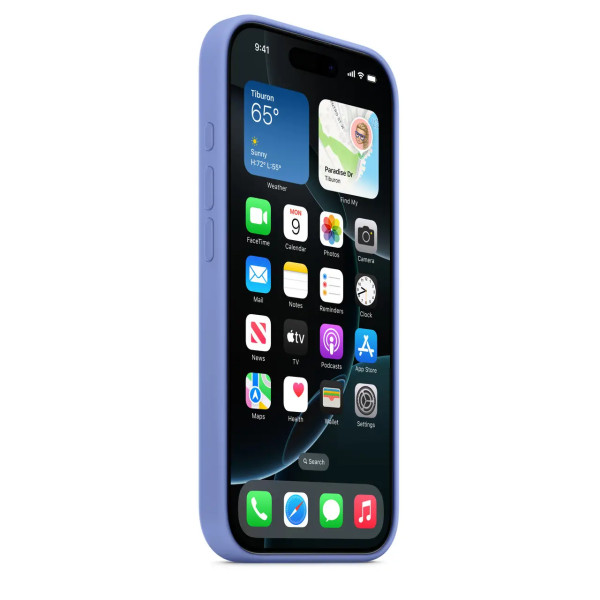 Чохол-накладка Apple Silicone Case with MagSafe for iPhone 16 Pro, Periwinkle (HC)