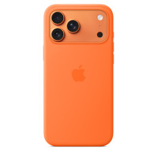 Чехол для смартфона Apple Silicone Case with MagSafe for iPhone 17 Pro, Orange (MGFE4)