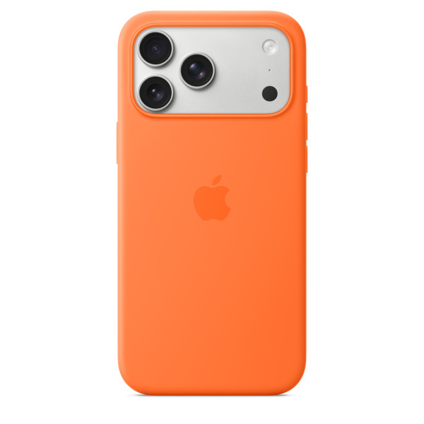 Чехол для смартфона Apple Silicone Case with MagSafe for iPhone 17 Pro, Orange (MGFE4)