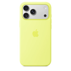 Чехол для смартфона Apple Silicone Case with MagSafe for iPhone 17 Pro, Neon Yellow (MGFF4)
