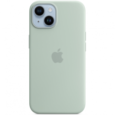 Чохол Apple Silicone Case with MagSafe for iPhone 14, Succulent (MPT13)
