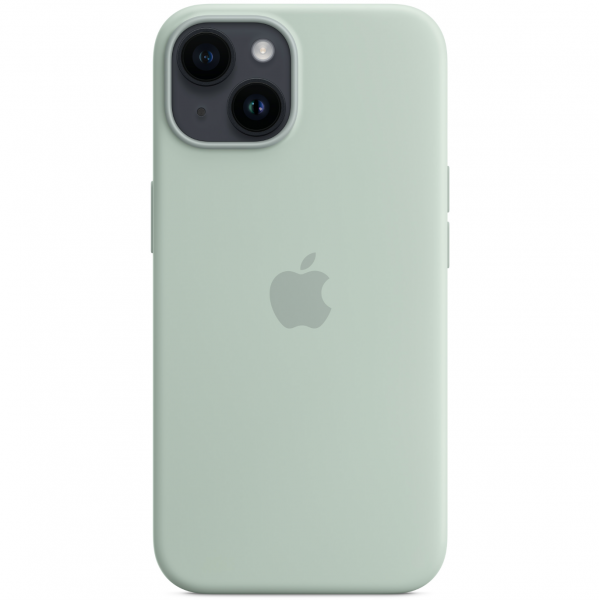 Чехол Apple Silicone Case with MagSafe for iPhone 14, Succulent (MPT13)