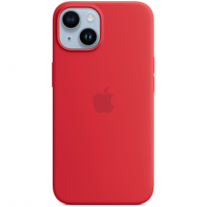 Чохол Apple Silicone Case with MagSafe for iPhone 14, (PRODUCT) RED (MPRW3)