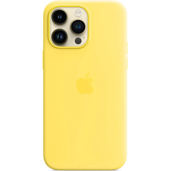 Чехол-накладка Apple Silicone Case with MagSafe for iPhone 14 Pro Max, Canary Yellow (MQUL3)