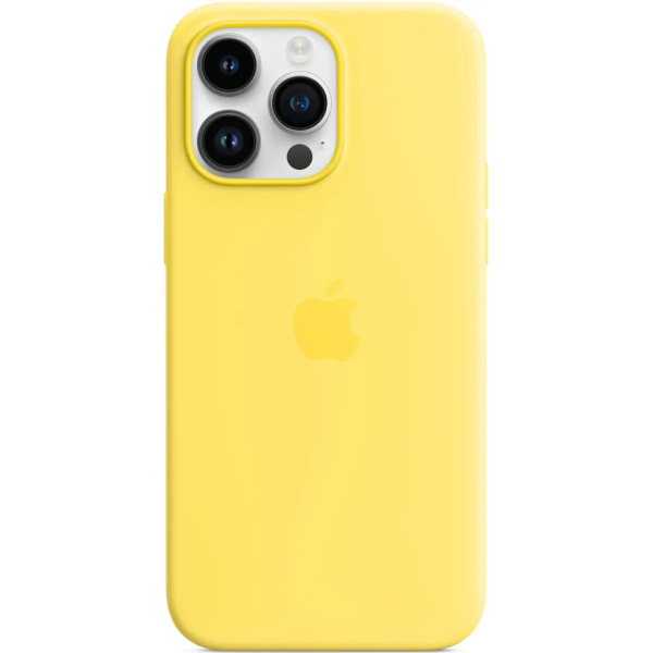 Чехол-накладка Apple Silicone Case with MagSafe for iPhone 14 Pro Max, Canary Yellow (MQUL3)