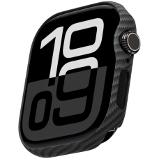 Чехол накладка Pitaka Air Case for Apple Watch 10 46mm, Black/Grey (AWB2401)