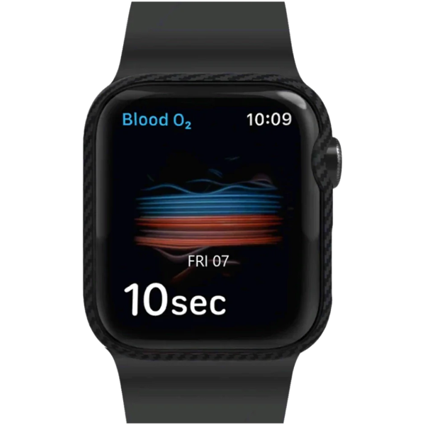 Чехол накладка Pitaka Air Case for Apple Watch 10 46mm, Black/Grey (AWB2401)