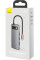 Мультипортовий адаптер Baseus 5in1 Metal Gleam 5-Port Type-C HUB Adapter Type-C to USB3.0*3, PD*1, HDMI Gray