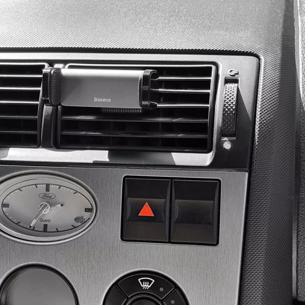 Автодержатель для телефона Baseus Steel Cannon Air Outlet Car Mount, Black