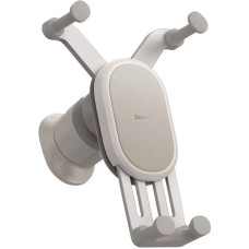 Автодержатель с беспроводной зарядкой Baseus Stable Car Mount Pro 15W Air Outlet Wireless Charger Creamy White