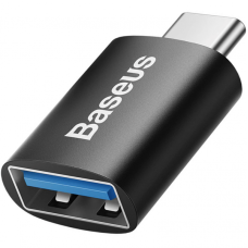 Адаптер переходник Baseus Ingenuity Mini OTG USB 3.1 to Type C, Black (ZJJQ000001)