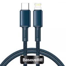 Кабель Baseus High Density Braided Type C to Lightning PD 20W 1m Cable, Blue