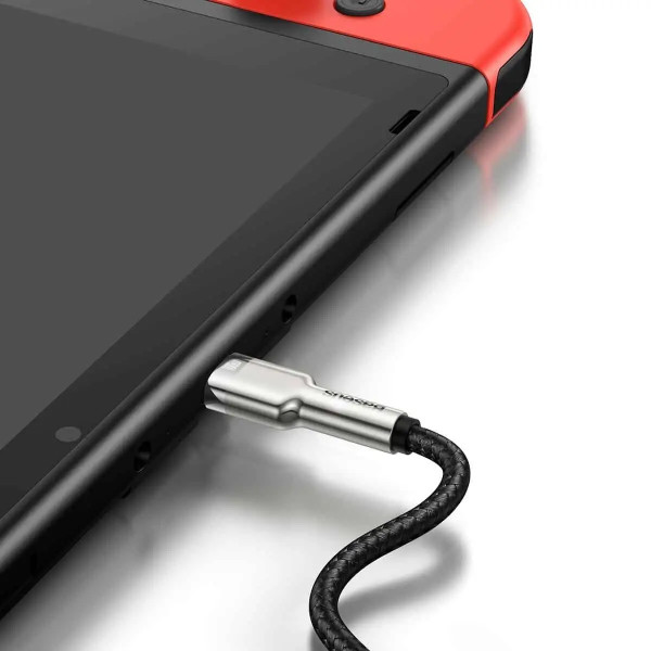 Кабель Baseus Cafule Metal Type-C to Type-C 100W (2m) , Black