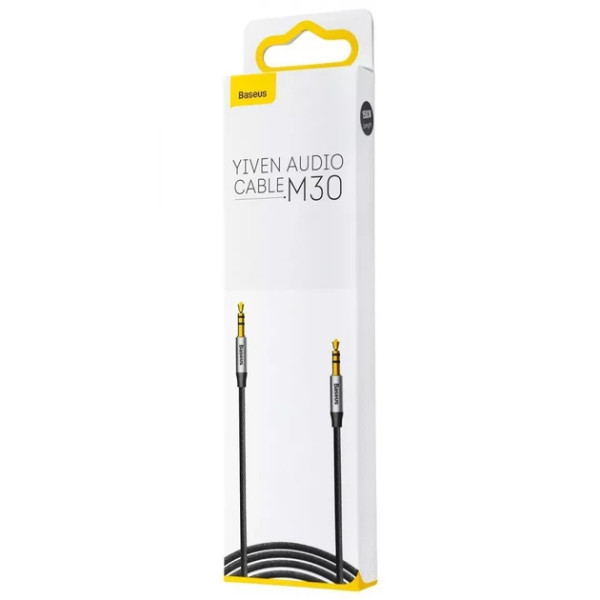 Аудіокабель Baseus Yiven M30 AUX Cable 1.0m, Black
